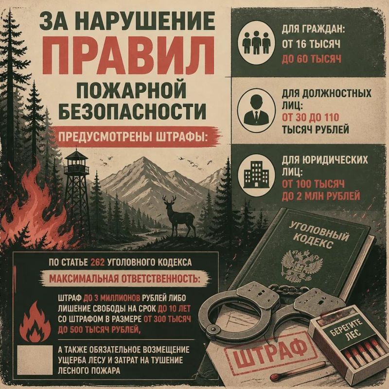С 15 апреля по 20 октября в Кузбассе действует пожароопасный период С 15 апреля по 20 октября в Кузбассе действует пожароопасный период