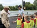 В Осинниках сотрудники Госавтоинспекции провели профилактическое мероприятие с воспитанниками детского сада № 55