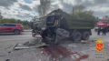 В момент столкновения в автобусе находились 18 пассажиров, сообщили в полиции Кузбасса