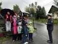 В Таштагольском муниципальном округе сотрудники Госавтоинспекции и «Движение Первых» проводят профилактические мероприятия по безопасности дорожного движения