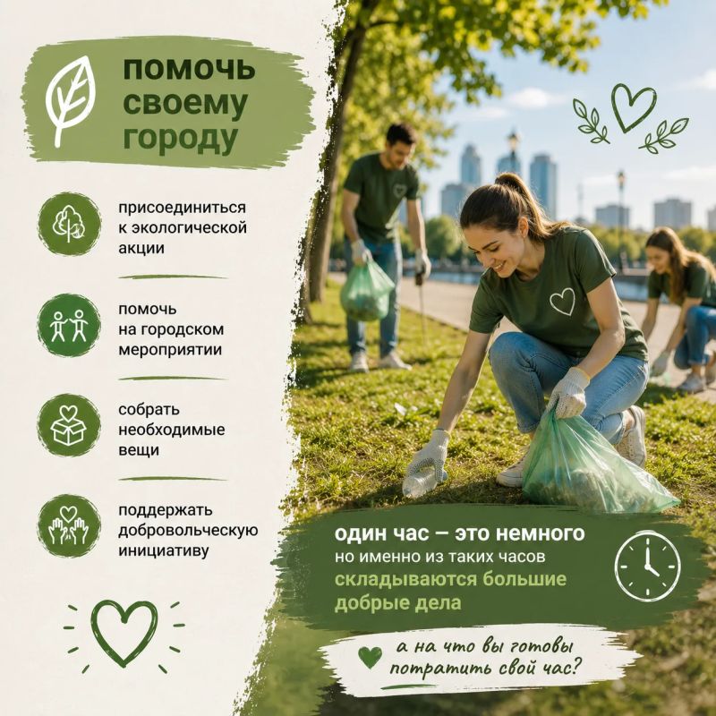 Один час — и доброе дело уже сделано Один час — и доброе дело уже сделано