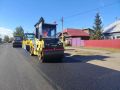 В Кемерове на улице Угловой приступили к укладке асфальтобетонного покрытия