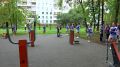Открытие спортплощадки у школы №2