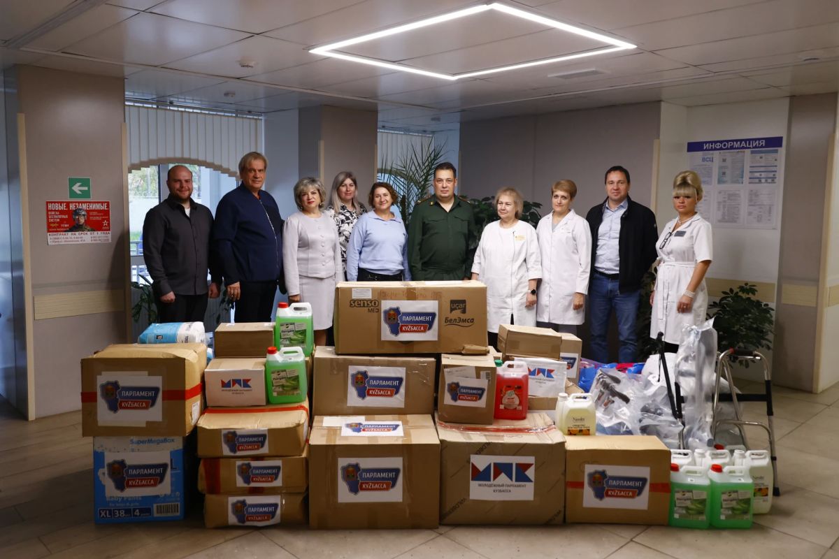 Депутаты Парламента Кузбасса посетили Юргинский военный госпиталь