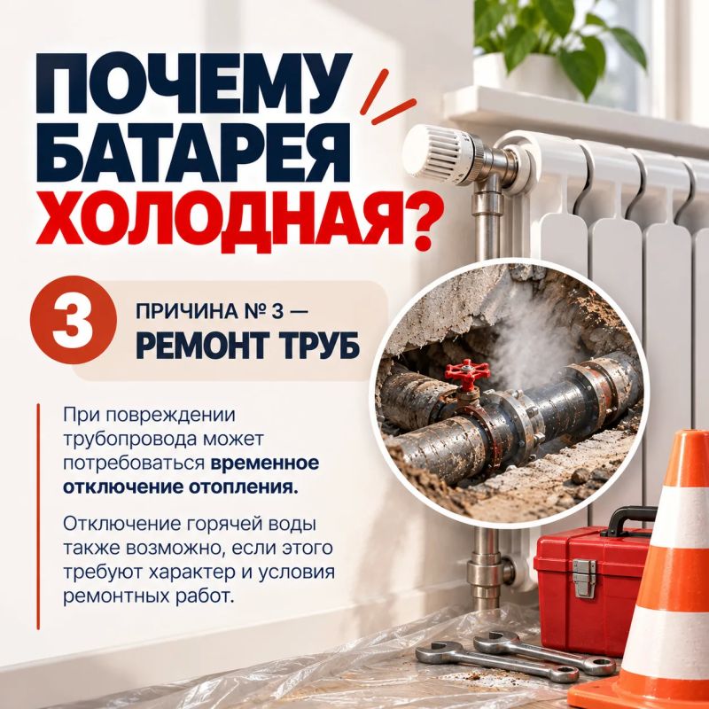Батарея холодная — что делать? Батарея холодная — что делать?