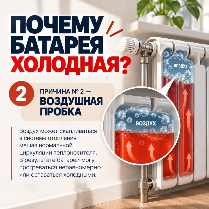 Батарея холодная — что делать? Батарея холодная — что делать?