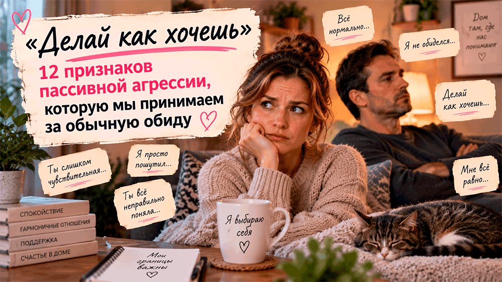«Делай как хочешь»: 12 сигналов пассивной агрессии, которые легко принять за обиду