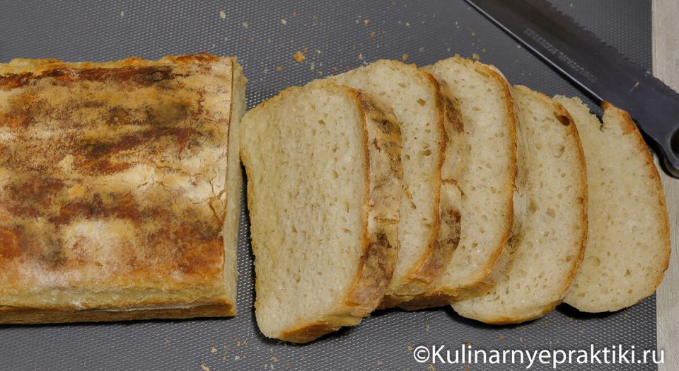 Создание домашнего хлеба без замеса за короткое время