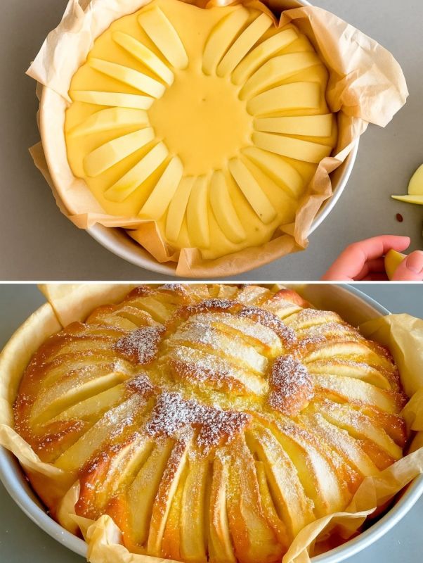 Идеальный десерт: Итальянский яблочный пирог на три яблока