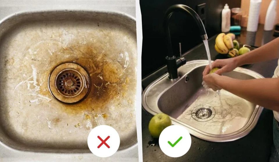 Эффективный способ очистки раковины за 15 минут: универсальный раствор